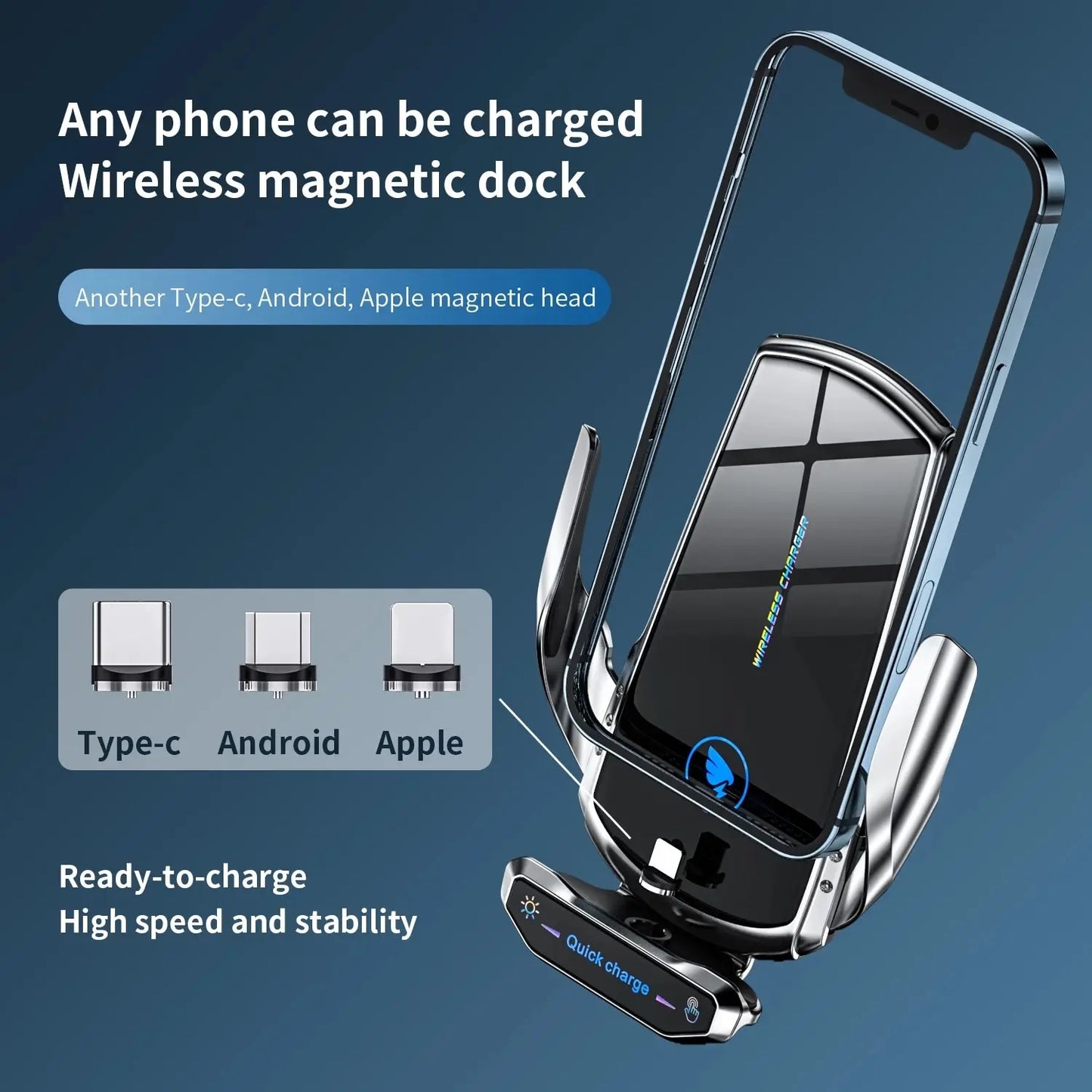 Wireless Car Charger Phone Holder