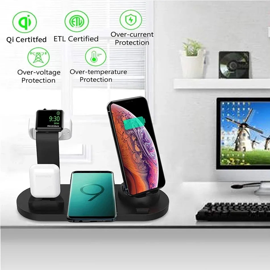 5-In-1 Wireless Charging Dock Station